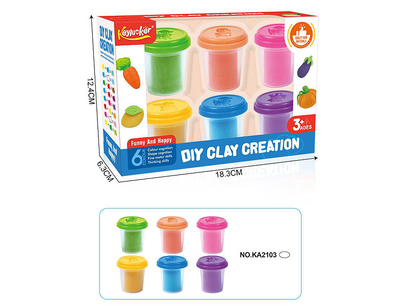 Clay Figure Tool Set(6in1) toys