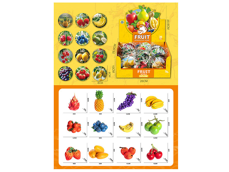 Fruit Set(36pcs) toys