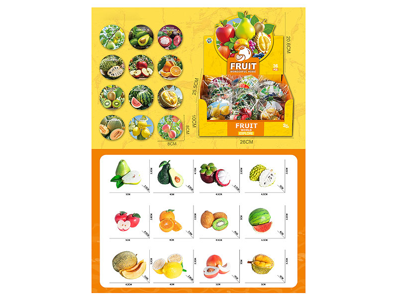 Fruit Set(36pcs) toys