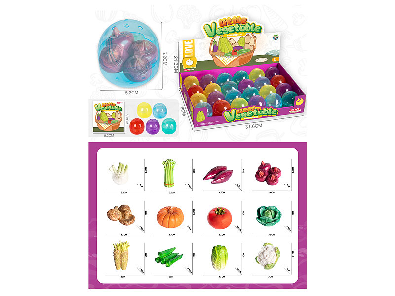 Vegetable Set(24in1) toys