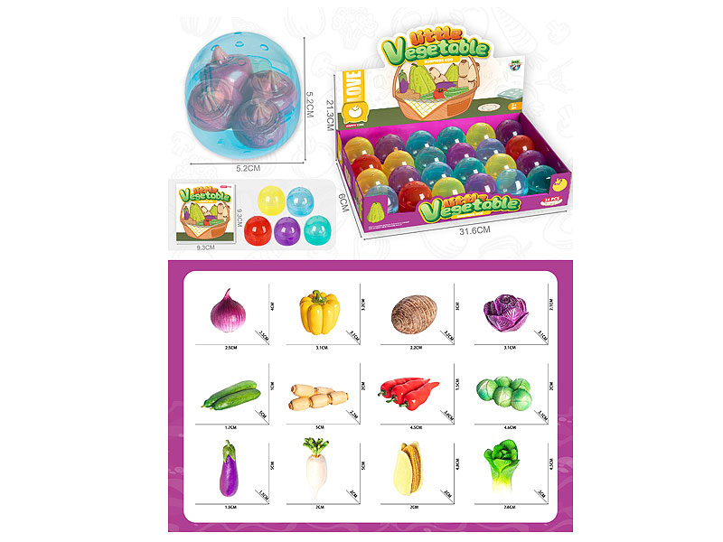 Vegetable Set(24in1) toys