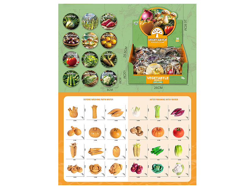 Vegetable Set(36in1) toys