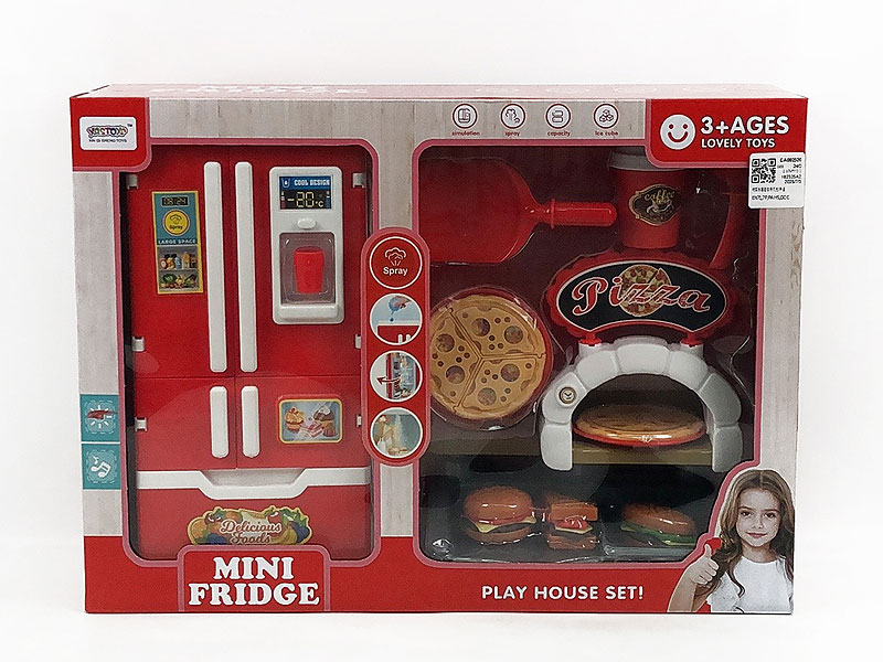 Spray Refrigerator Set W/L_S toys