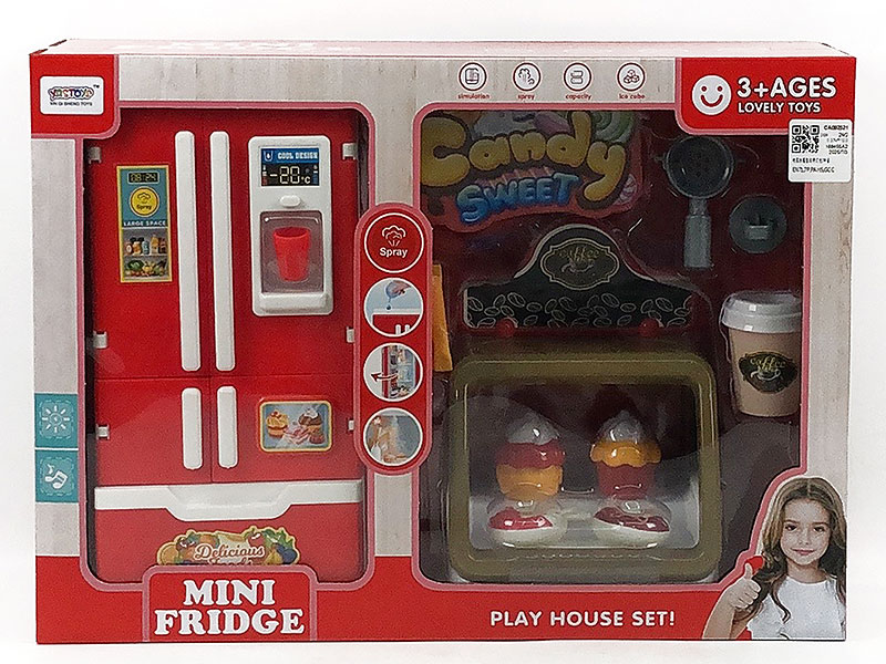 Spray Refrigerator Set W/L_S toys