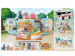 Storage Box Bus Ambulance Scene toys