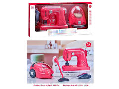 Sewing Machine W/L & Vacuum Cleaner W/L toys
