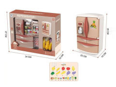 喷雾冰箱带灯光音乐