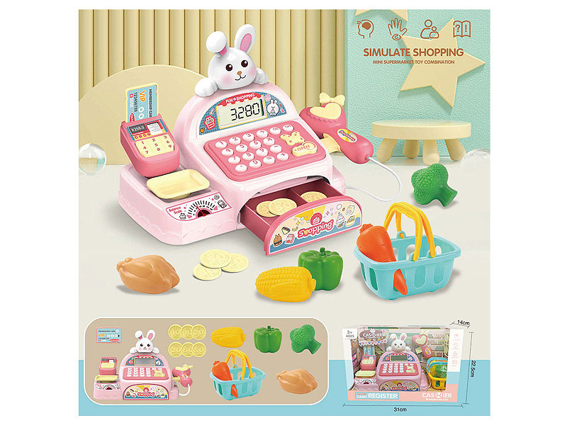 Cash Register Set W/L_S toys