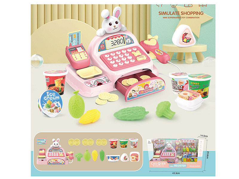 Cash Register Set W/L_S toys
