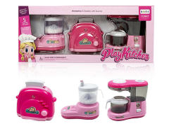 B/O Coffee Maker & Orange Juicer & Bread Machine toys