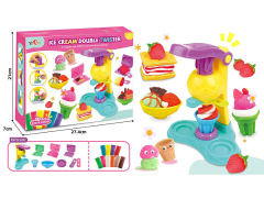 双色冰淇淋彩泥