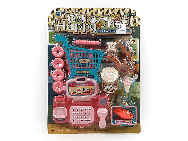 Cash Register Shopping Cart Set toys