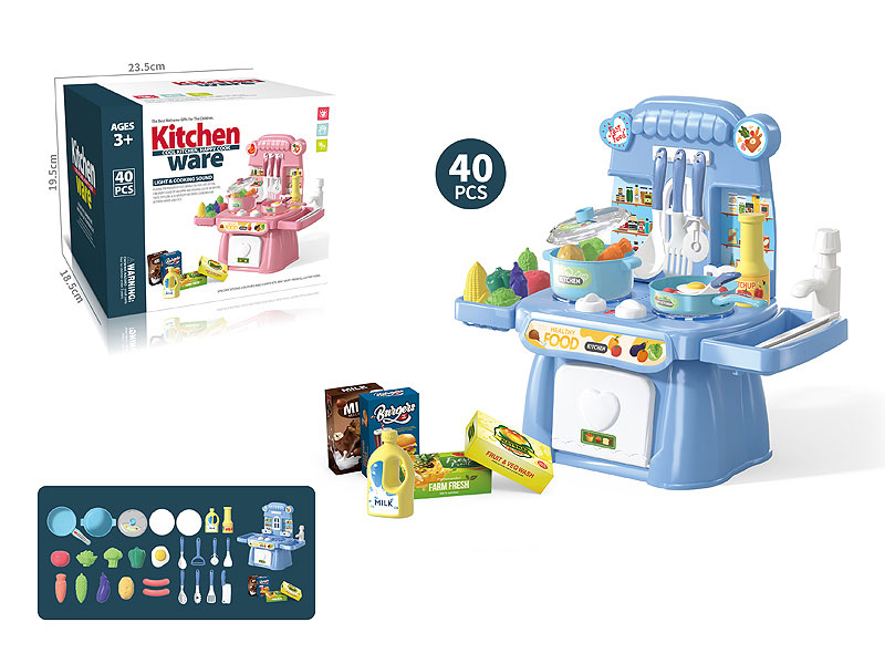 Kitchen Set W/L_S toys