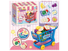 Shopping Cart & Cut Fruit(2C) toys