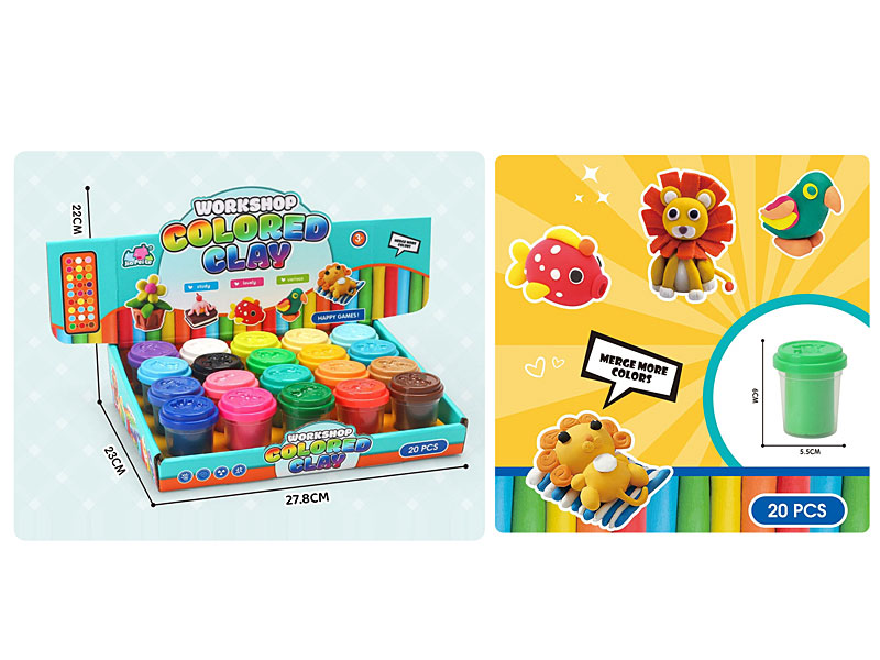 Clay Figure Tool Set(20in1) toys