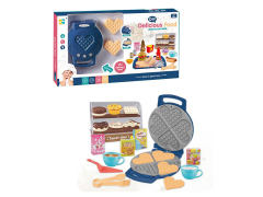 Waffle Machine W/M & Dessert Cabinet toys
