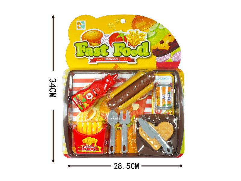 Hot Dog French Fries Waffle Set toys