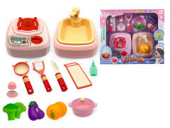 Spray Stove W/L_M & Washing Basin toys