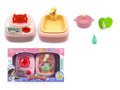 Spray Stove W/L_M & Washing Basin toys