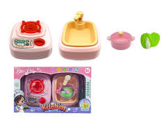 Stove W/L_M & Washing Basin toys