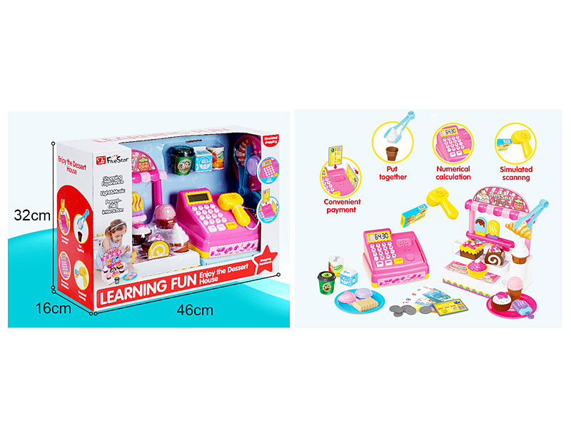 Dessert Table & Cash Register Set toys