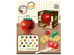 大草莓收纳可切果蔬套装