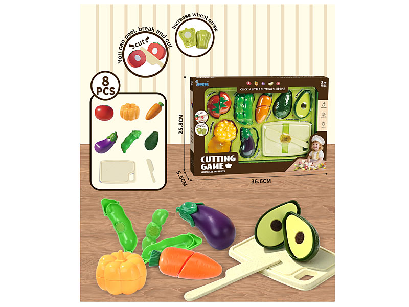 Cut Fruit & Vegetable Set toys