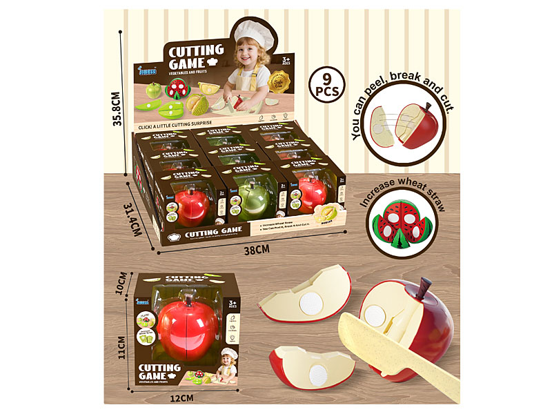 Cut Apple(9in1) toys