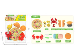 Cutting Seafood Pizza Set toys
