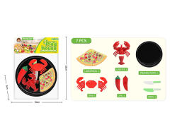Cutting Seafood Pizza Set toys