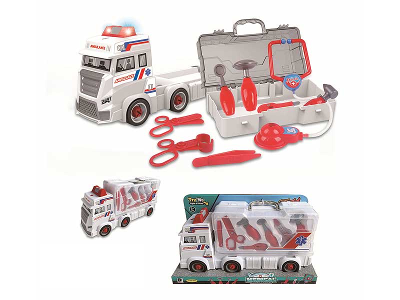 Medical Vehicle W/L_S toys