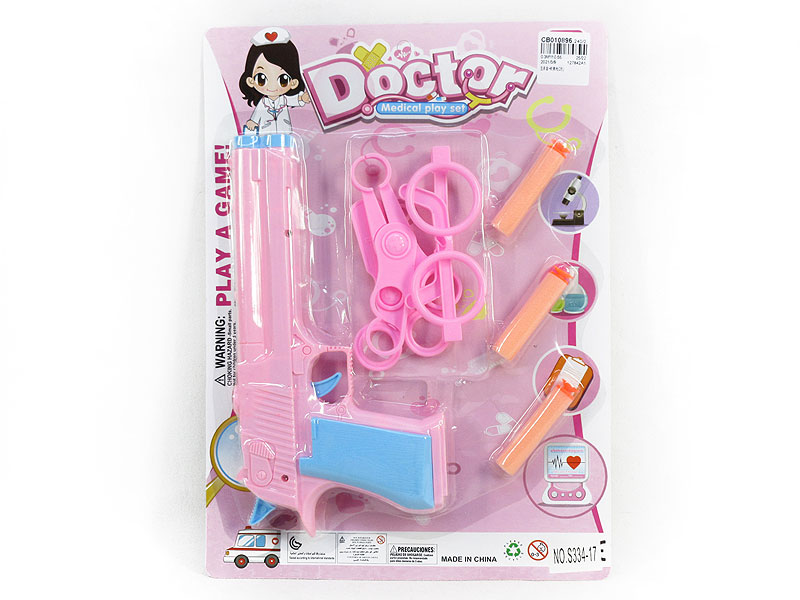 Doctor Set & Soft Bullet Gun(2C) toys