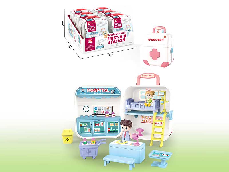 Medical Chest First-aid Staion(6in1) toys