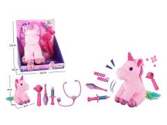 Plush Unicorn Medical Care Set