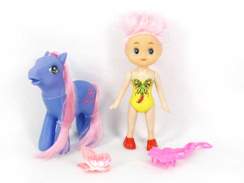 Beauty Horse & Doll toys