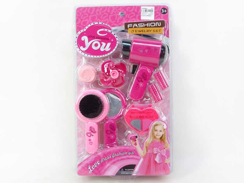 B/O Turbo Hairdryer Set toys