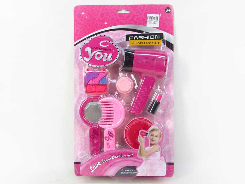 B/O Turbo Hairdryer Set toys