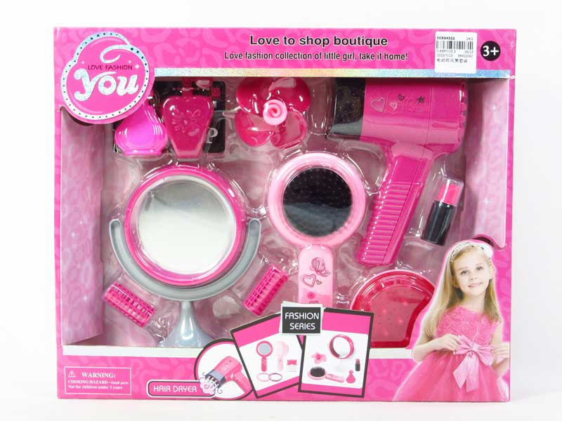 B/O Turbo Hairdryer Set toys