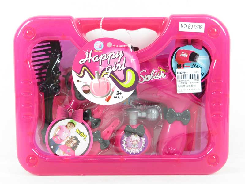 B/O Turbo Hairdryer Set toys