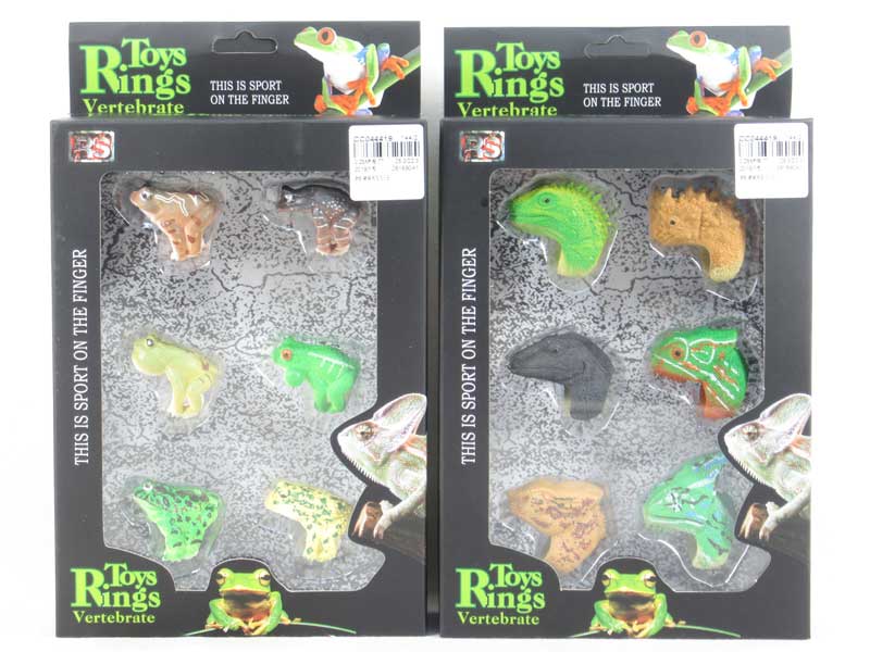 Frog/Lizard Ring(6in1) toys