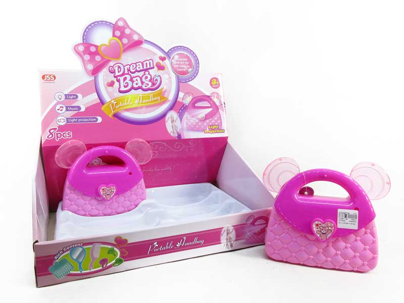Hand Bag W/L & Beauty Set(8pcs) toys