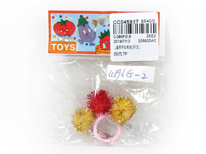 Earrings &  Finger Ring(3in1) toys