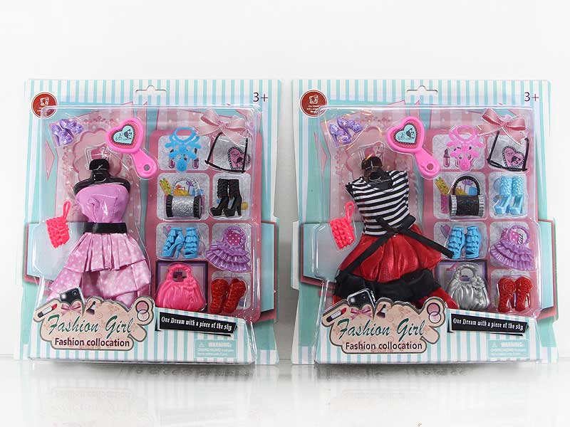 11.5inch Doll Dresses Set(2S) toys