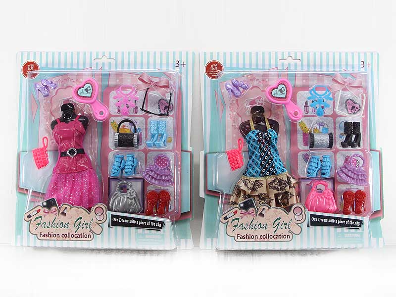 11.5inch Doll Dresses Set(2S) toys