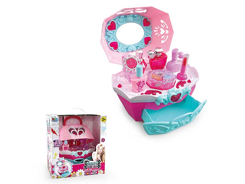 Wholesale good quality beauty set toy girl toys with light and music toys
