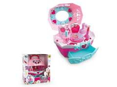 Wholesale good quality beauty set toy girl toys with light and music