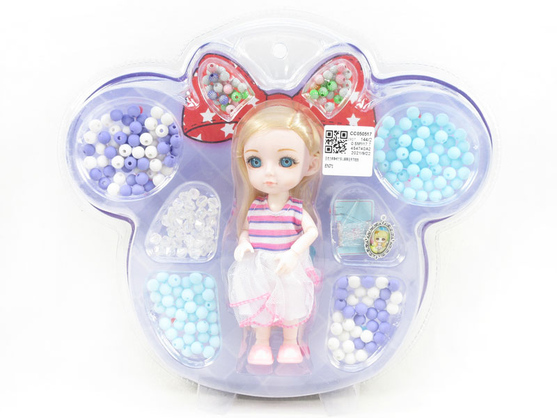 Beading & 6inch Solid Body Doll toys