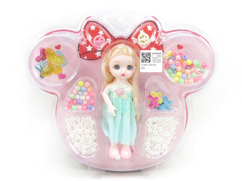Beading & 6inch Solid Body Doll toys