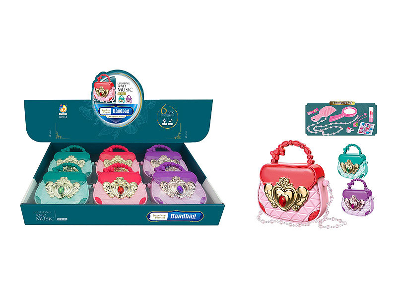Jewelry Handbag W/L_M(6in1) toys