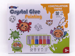 Crystal Glue Painting